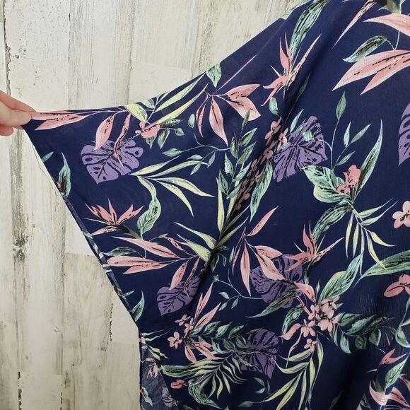 Umgee Tropical Print Kimono Sz XL/1X - Picture 4 of 9